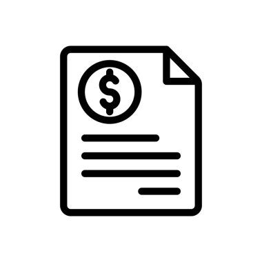 Saydam bir arkaplanda dolar vektör illüstrasyonu. Premium kalite semboller. Konsept ve grafik tasarım için ince çizgi simgesi..