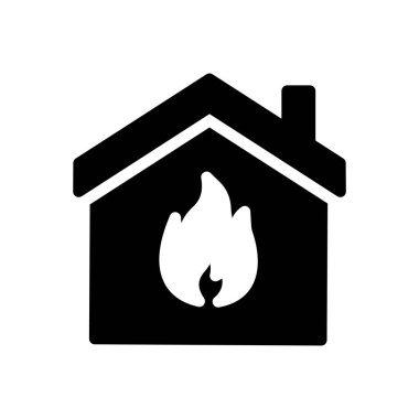 Şeffaf bir arkaplan üzerinde ev vektör illüstrasyonu. Konsept ve grafik tasarımı için özel kalite semboller..