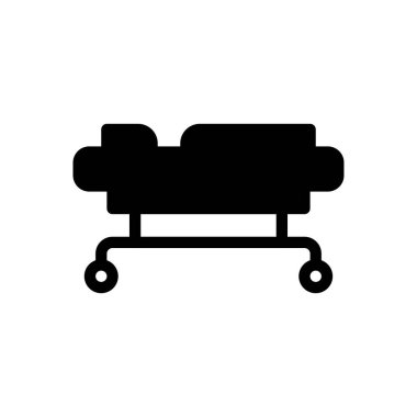 şeffaf bir arkaplan üzerinde sedye vektör çizimi. Konsept ve grafik tasarımı için mükemmel kalite sembolleri..