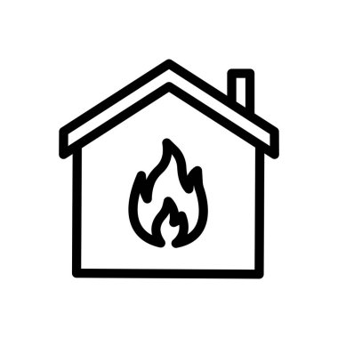 Şeffaf bir arkaplan üzerinde ev vektör çizimi. Premium kalite semboller. Konsept ve grafik tasarım için ince çizgi simgesi.