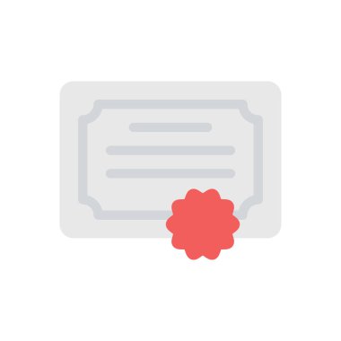 Şeffaf bir arkaplan üzerinde sertifika vektör illüstrasyonu. Konsept ve grafik tasarımı için birinci sınıf kalite simgeleri..