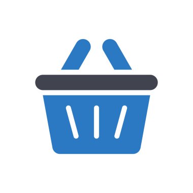 basket vector illustration on a transparent background.Premium quality symbols.Glyphs icon for concept and graphic design. 