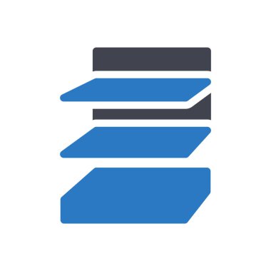 şeffaf bir arkaplan üzerindeki raf vektör illüstrasyonu.Premium kalitesinde semboller. Konsept ve grafik tasarımı için simgeler.