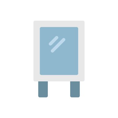 Saydam bir arkaplan üzerinde reklam panosu vektör illüstrasyonu. Konsept ve grafik tasarımı için premimium kalite simgeleri.. 