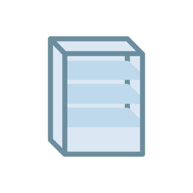 şeffaf bir arkaplan üzerindeki raf vektör illüstrasyonu.Premium kalitesi simgeleri. Konsept ve grafik tasarımı için simge.