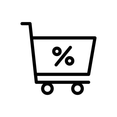 Şeffaf bir arkaplanda kâr vektörü çizimi. Konsept ve grafik tasarımı için ince çizgi simgesi.. 