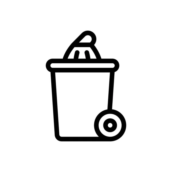 Recycleer Vectorillustratie Een Transparante Achtergrond Premium Kwaliteitssymbolen Dunne Lijnpictogram Voor — Stockvector