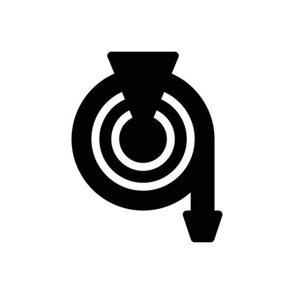 Hosepipe Vector Illustration Transparent Background Premium Quality Symbols Glyphs Icon — Stock Vector