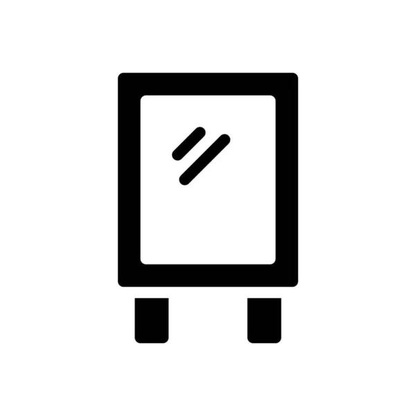 Billboard Vector Illustration Transparent Background Premium Quality Symbols Glyphs Icon — Stock Vector