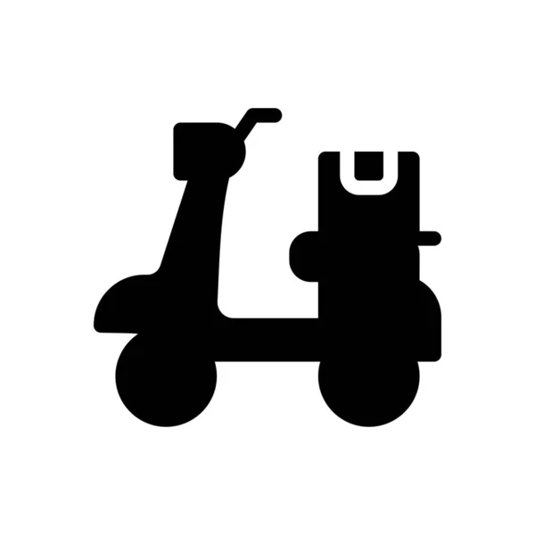 Scooter Vector Illustration Transparent Background Premium Quality Symbols Glyphs Icon — Stock Vector