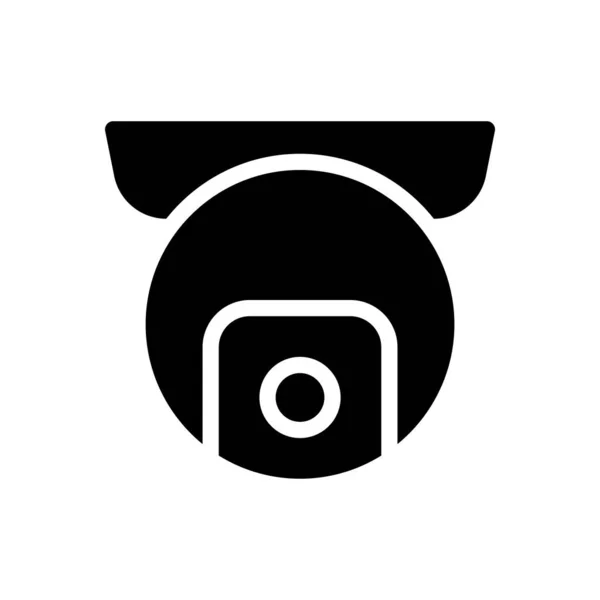 Webcam Vector Illustration Transparent Background Premium Quality Symbols Glyphs Icon — Stock Vector