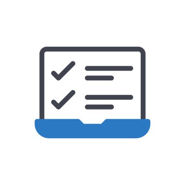 Şeffaf bir arkaplan üzerinde dizüstü bilgisayar vektör çizimi. Konsept ve grafik tasarım için kaliteli semboller..