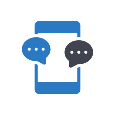 Şeffaf bir arkaplan üzerinde mobil vektör illüstrasyonu. Konsept ve grafik tasarımı için kaliteli semboller..