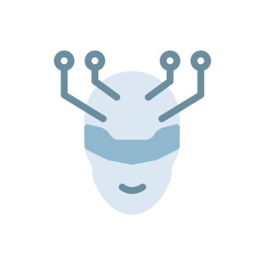 Şeffaf bir arkaplan üzerinde robo vektör çizimi. Konsept ve grafik tasarım için premium kalitesi simgeleri..