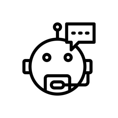  Şeffaf bir arkaplan üzerinde yüz vektör illüstrasyonu.Premium kalite sembolleri. Konsept ve grafik tasarım için ince çizgi simgesi.