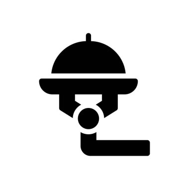 Şeffaf bir arkaplanda yiyecek vektör çizimi. Konsept ve grafik tasarım simgeleri için kaliteli semboller..