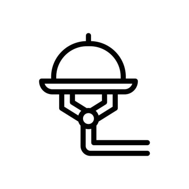 Şeffaf bir arkaplanda yiyecek vektör çizimi. Premium kalite semboller. Konsept ve grafik tasarım için ince çizgi simgesi. 