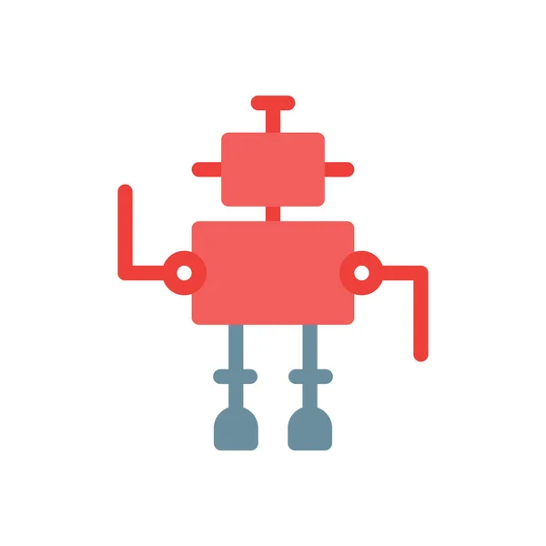 Ilustracja Wektora Robota Przejrzystym Tle Symbole Jakości Premium Ikona Uderzenia — Wektor stockowy