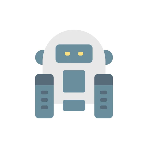Robotvektor Illusztráció Átlátszó Háttérrel Prémium Minőségű Szimbólumok Stroke Ikon Koncepció — Stock Vector