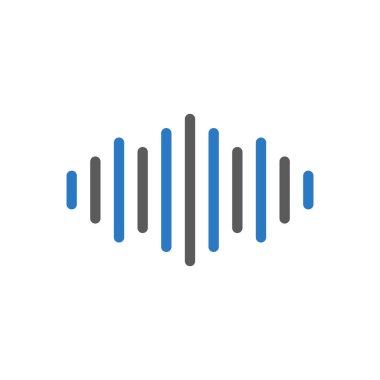 şeffaf bir arkaplan üzerinde ses vektörü illüstrasyonu. Konsept ve grafik tasarım için mükemmel kalite sembolleri..