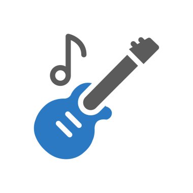 Şeffaf bir arkaplan üzerinde müzik vektörü illüstrasyonu. Konsept ve grafik tasarımı için kaliteli semboller..