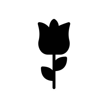 Şeffaf bir arkaplan üzerinde gül vektör illüstrasyonu. Konsept ve grafik tasarımı için özel kalite semboller..