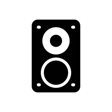 Şeffaf bir arkaplan üzerinde woofer vektör illüstrasyonu. Konsept ve grafik tasarımı için mükemmel kalite sembolleri.. 