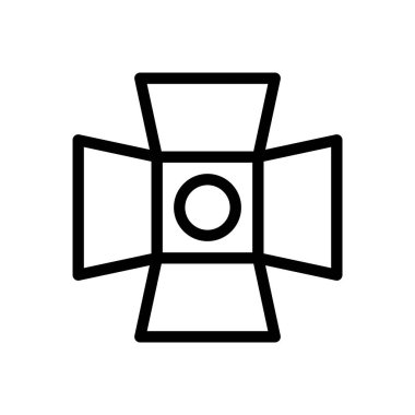 Şeffaf bir arkaplanda hafif vektör illüstrasyonu. Konsept ve grafik tasarımı için ince çizgi simgesi..