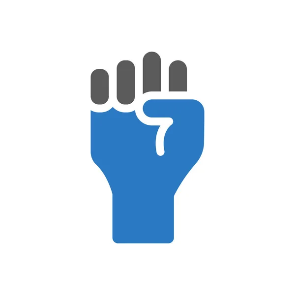 Hand Vector Illustration Transparent Background Premium Quality Symbols Glyphs Icon — Stock vektor