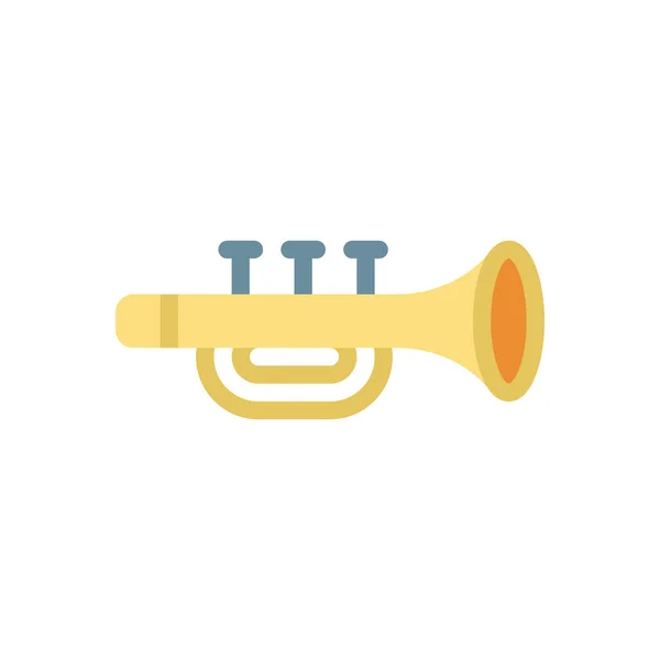 Trumpet Vector Illustration Transparent Background Premium Quality Symbols Stroke Icon — Stockový vektor