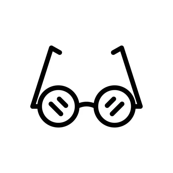 Ilustración Del Vector Gafas Fondo Transparente Símbolos Calidad Premium Icono — Vector de stock