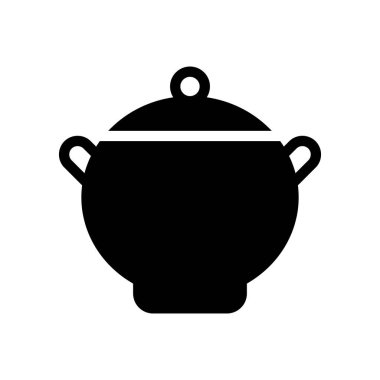 Şeffaf bir arkaplan üzerinde pot vektör illüstrasyonu. Konsept ve grafik tasarımı için mükemmel kalite semboller.. 