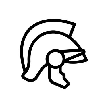 Saydam bir arkaplan üzerinde şövalye vektör çizimi. Premium kalite semboller. Konsept ve grafik tasarım için ince çizgi simgesi..