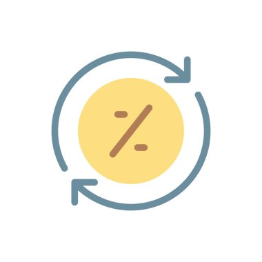 Şeffaf bir arkaplanda indirimli vektör illüstrasyonu. Konsept ve grafik tasarımı için birinci sınıf kalite simgeler.. 