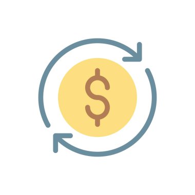 Saydam bir arkaplan üzerinde dolar vektör illüstrasyonu. Konsept ve grafik tasarımı için birinci sınıf kalite simgeler..