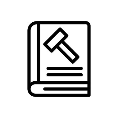 law vector illustration on a transparent background.Premium quality symbols.Thin line icon for concept and graphic design. 