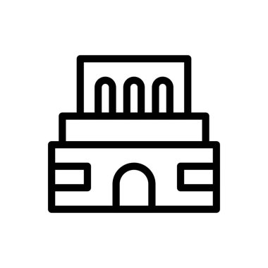 Şeffaf bir arkaplanda Lenin vektör çizimi. Konsept ve grafik tasarım için ince çizgi simgesi.. 