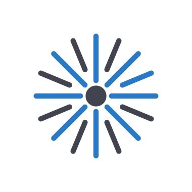 Şeffaf bir arkaplan üzerinde havai fişek vektör çizimi. Konsept ve grafik tasarımı için mükemmel kalite semboller..