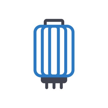 Şeffaf bir arkaplan üzerinde fener vektör çizimi. Konsept ve grafik tasarımı için birinci sınıf kalite semboller..