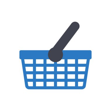 basket vector illustration on a transparent background.Premium quality symbols.Glyphs icon for concept and graphic design. 