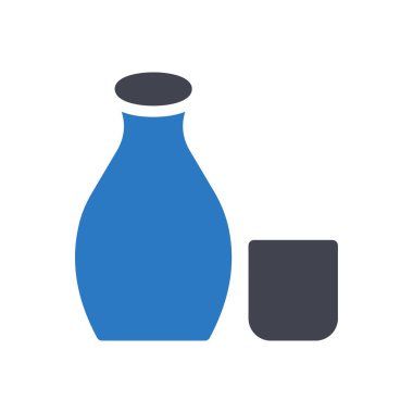 Şeffaf bir arkaplan üzerinde sürahi vektör çizimi. Konsept ve grafik tasarımı için mükemmel kalite sembolleri.. 