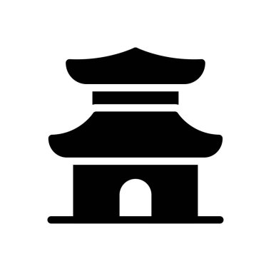 Saydam bir arkaplan üzerinde yakushiji vektör çizimi. Konsept ve grafik tasarımı için en iyi kalite semboller..