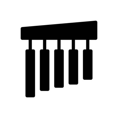 Şeffaf bir arkaplan üzerinde müzikal vektör illüstrasyonu. Konsept ve grafik tasarımı için özel kalite semboller..