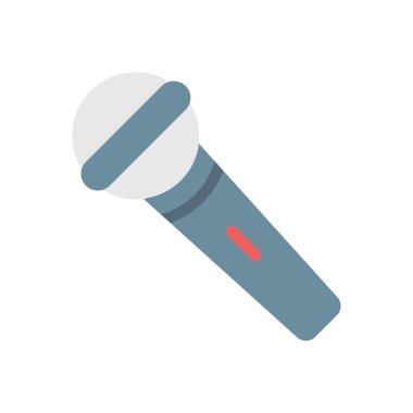 Şeffaf bir arkaplan üzerinde MIC vektör illüstrasyonu. Konsept ve grafik tasarım için premium kalite simgeleri.. 