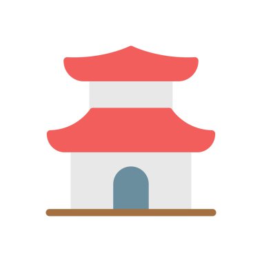 Saydam bir arkaplan üzerinde yakushiji vektör illüstrasyonu. Konsept ve grafik tasarımı için premium kalite simgeleri..