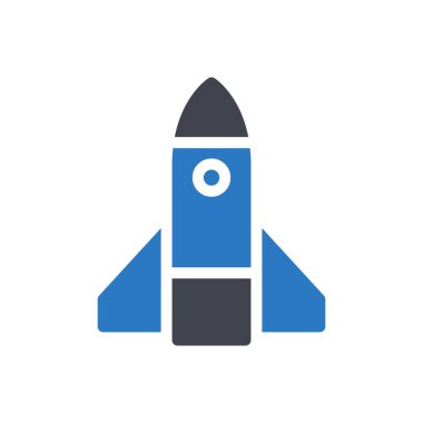 Şeffaf bir arkaplan üzerinde uzay gemisi vektör çizimi. Konsept ve grafik tasarımı için mükemmel kalite sembolleri..