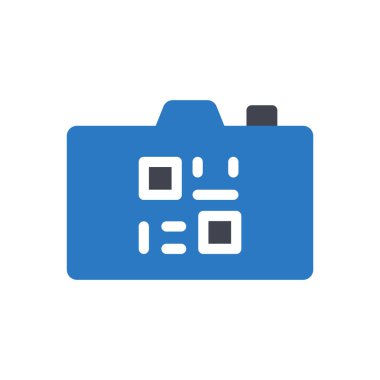 Şeffaf bir arkaplan üzerinde kamera vektör illüstrasyonu. Konsept ve grafik tasarım için mükemmel kalite semboller.. 