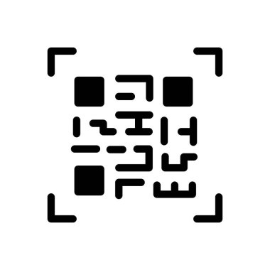 qr code vector illustration on a transparent background.Premium quality symbols.Glyphs icon for concept and graphic design. 