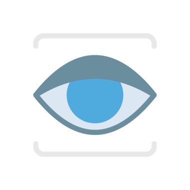 Şeffaf bir arkaplan üzerinde göz vektör çizimi. Konsept ve grafik tasarımı için birinci sınıf kalite simgeler..