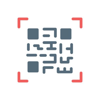 qr code vector illustration on a transparent background.Premium quality symbols.Stroke icon for concept and graphic design. 